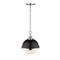 Z-Lite Peyton 2 Light Mini Pendant, Matte Black & Opal Etched 619MP-MB-CH - alternate 5
